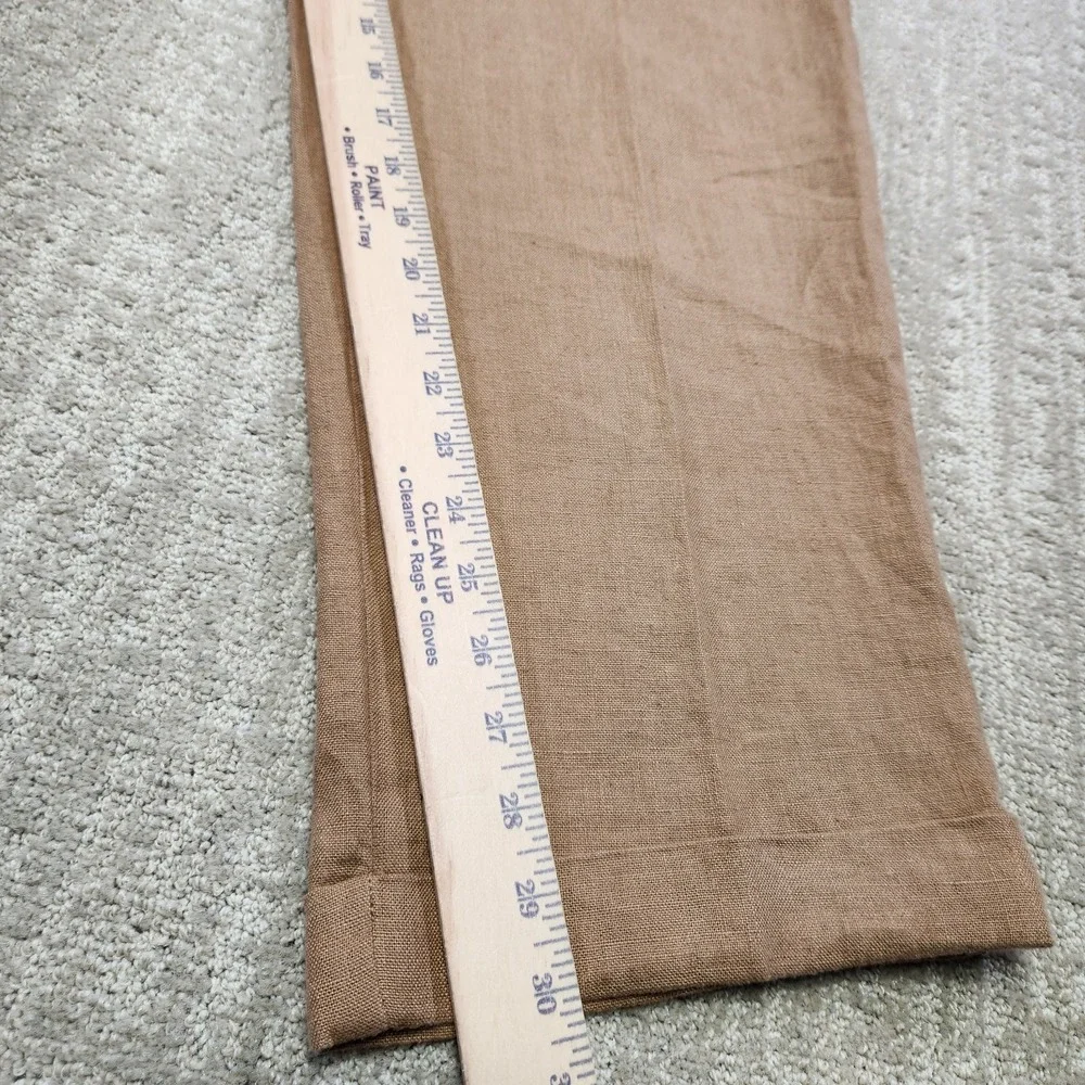 Vintage Polo Ralph Lauren Linen Pants Men 34x30 Pleated High Rise Trouser Flowy